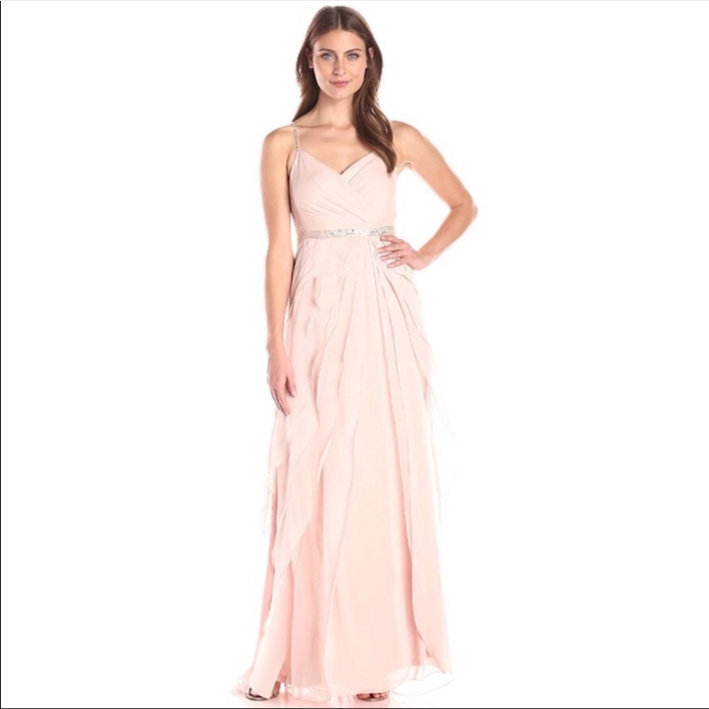 Adrianna Papell Tiered Ruffled Dress
